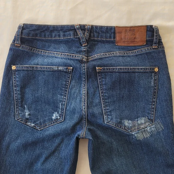 RIVER ISLAND Skinny Distressed Jeans - Picture 3 of 9